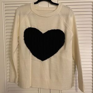 Sweater with heart